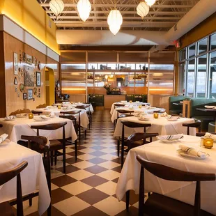 interior, sushi and sashimi