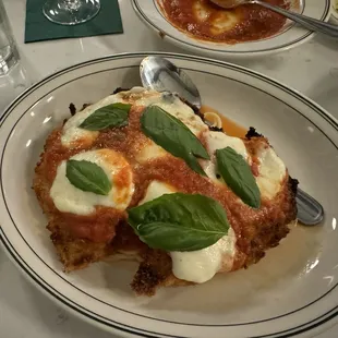 Chicken Parmesan w/ spaghetti