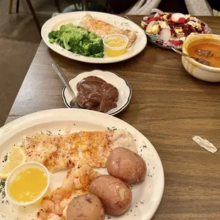 Fish plates and sides