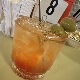 Old fashioned came muddled.