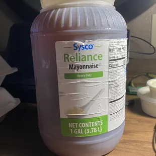 Gallon of Fresh Brewed Southern Style Sweet Tea in mayonnaise jug lol, tasted very good!!