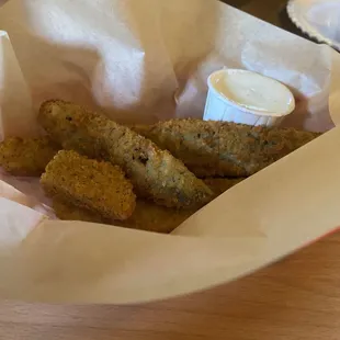 Fried pickles
