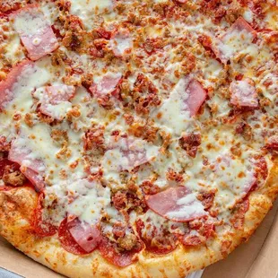 a pizza in a box