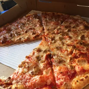 pizza, food