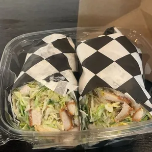 Chicken cutlet Caesar - gas