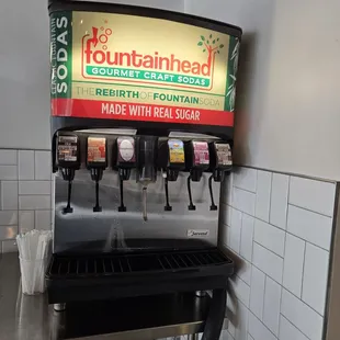 Sugar soda fountain