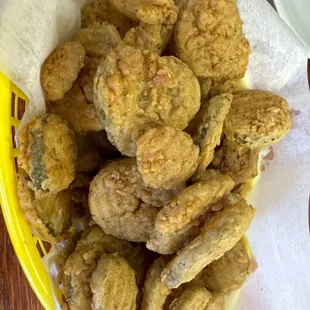 Fried pickles - soo good!