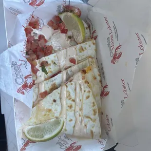 Lobster Quesadilla