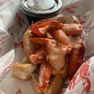 Warm Lobster Sandwich