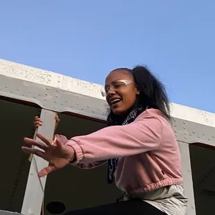 My daughter found a great photo opportunity.