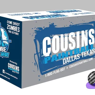 Paintball and Zombies in October