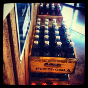 They have cold bottled soda.