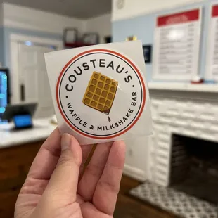 Free sticker!