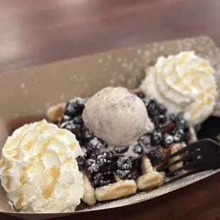 Blueberry and banana