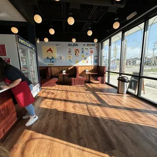 sushi and sashimi, interior