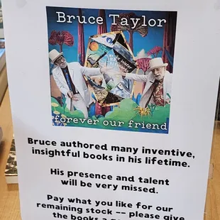 I&apos;ve met the late Bruce Taylor (4/2/23)