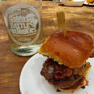 Goober Burger from Brown Chicken Brown Cow. Weird, but so good.