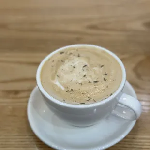Hazy lavender latte