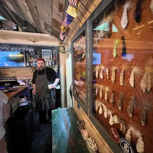 Tackle available for fly fisherman and women.