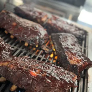 ribs, bbq ribs, food