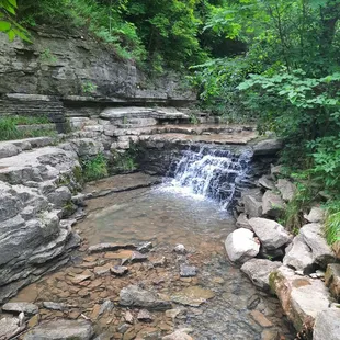 Plenty of waterfalls in the park