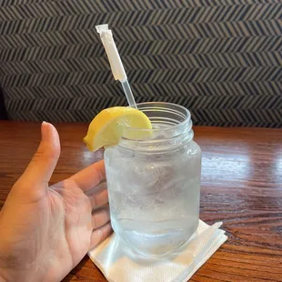 Water with lemon