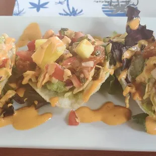 Seared Ahi Tuna Tostadas