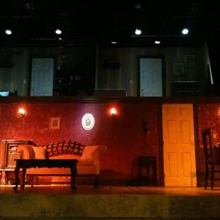 Front row center. No complaints here. Tonight it's Broadway Bound.