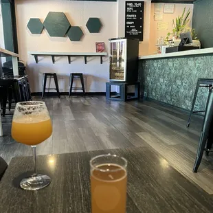 Pours and inside bar area