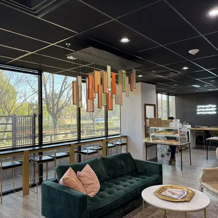 Lounge style seating