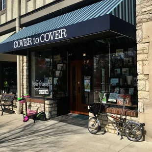 Civilized cycling cycled to Cover to Cover.