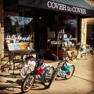 This is what a full parking lot at a children's bookstore looks like.