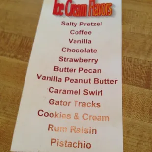 Yum not your average flavors.