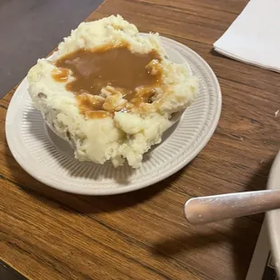 Mashed potatoes and gravy!
