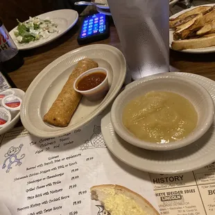 Kids pizza stick and apple sauce