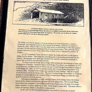 information about the restaurant