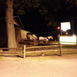 a horse drawn carriage