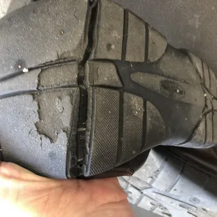 Yep, they fell apart