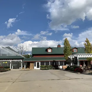 the outside of the building