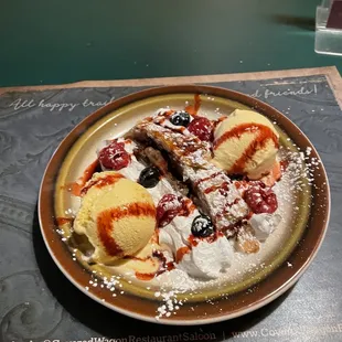 Apple fritter homemade dessert. Very good!