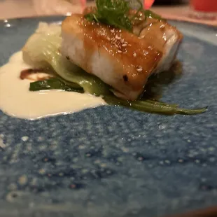 Miso Glazed Sea Bass