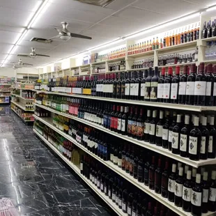 Selection of wines