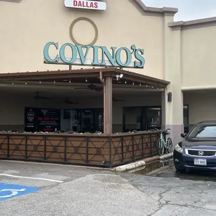 Store front after hours.