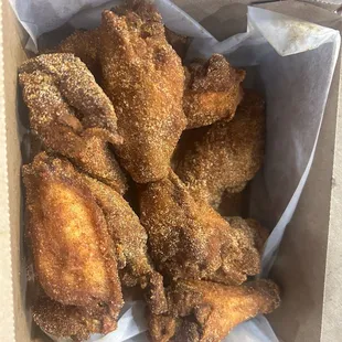 Dry rub wings
