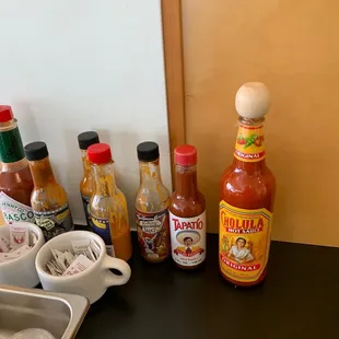 Hot sauce collection