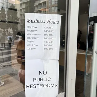 Business hours