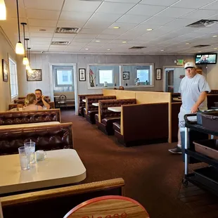 Interior of the restaurant as we walked in