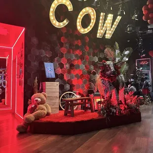 Inside the restaurant