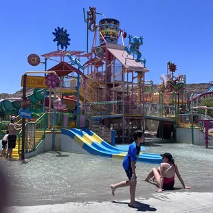 This and the other small toddler slides were both shut down.