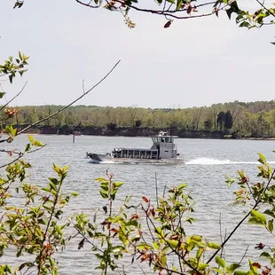 a boat out on the water